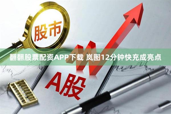 翻翻股票配资APP下载 岚图12分钟快充成亮点